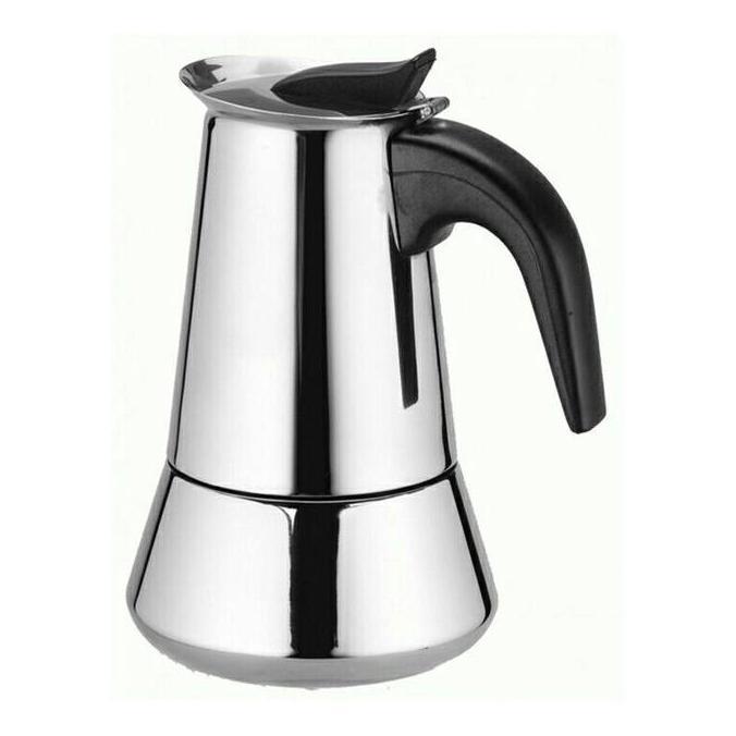 Moka Pot 4 Cup | Stainless | Espresso Pot