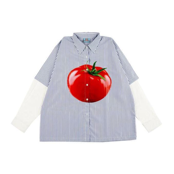 PROMO Pattero - Kemeja Wanita & Pria Tomato Twinkle Shirt