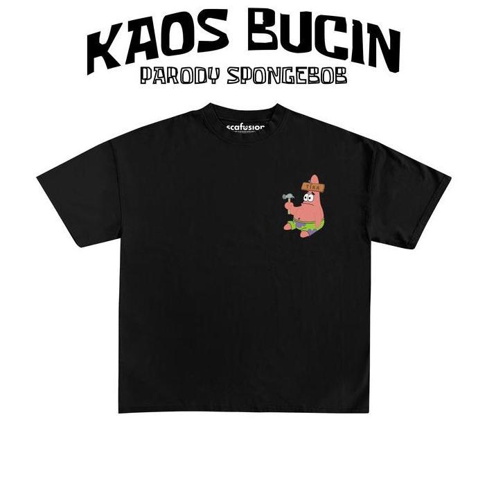 Kaos bucin patrick custom / kaos patrick custom nama