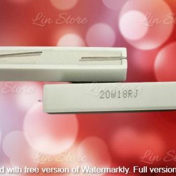 RESISTOR BATA RESISTOR SEMEN 20W 20 WATT 18 OHM MD27