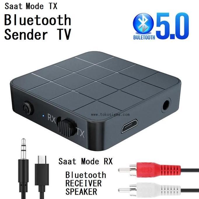 Promo Bluetooth Transmitter Tv Audio Sender Usb / Receiver Music Speaker 319 Cod