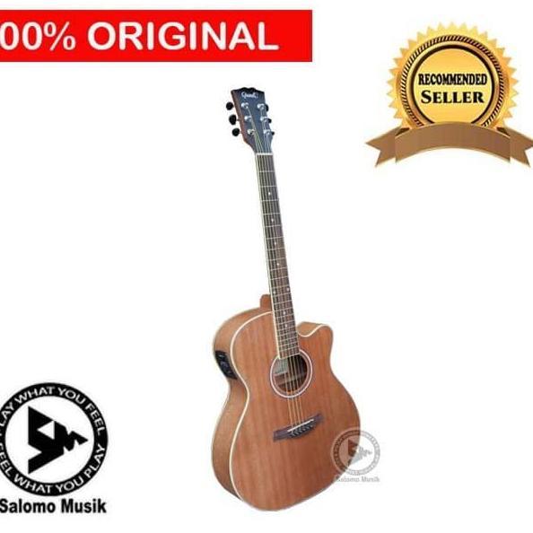 Gitar Akustik Acoustic Elektrik Electric Grande Gwc40Mns Eq