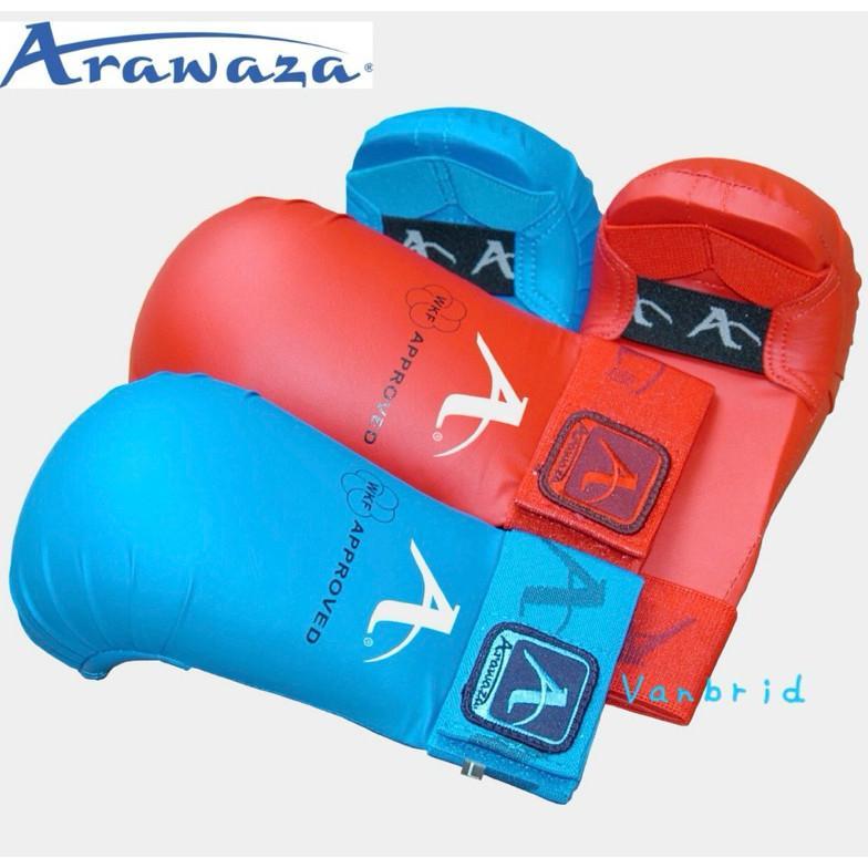 Sarung Tangan Karate Arawaza PU / Gloves Karate Arawaza Hand Protector Gloves WKF Approved
