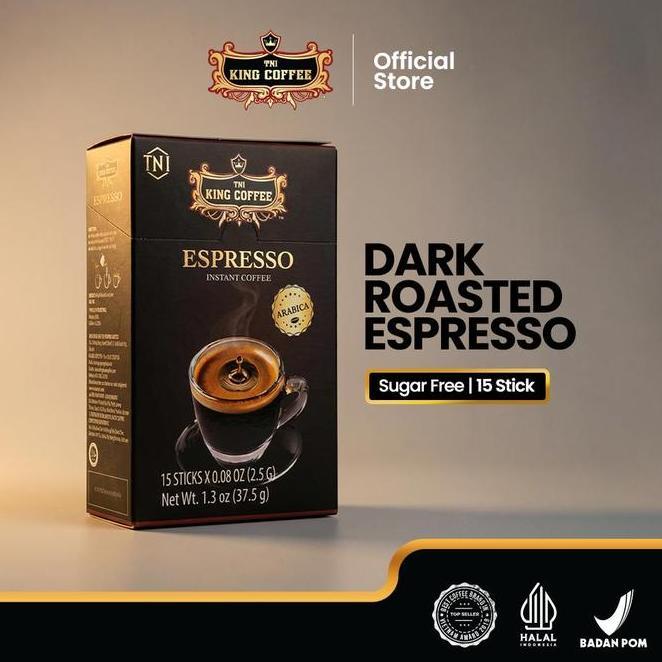 Kopi Hitam N Vietnam Tanpa Ampas Espresso Trung Nguyen King Coffee Isi 15 Stik Sugar Free