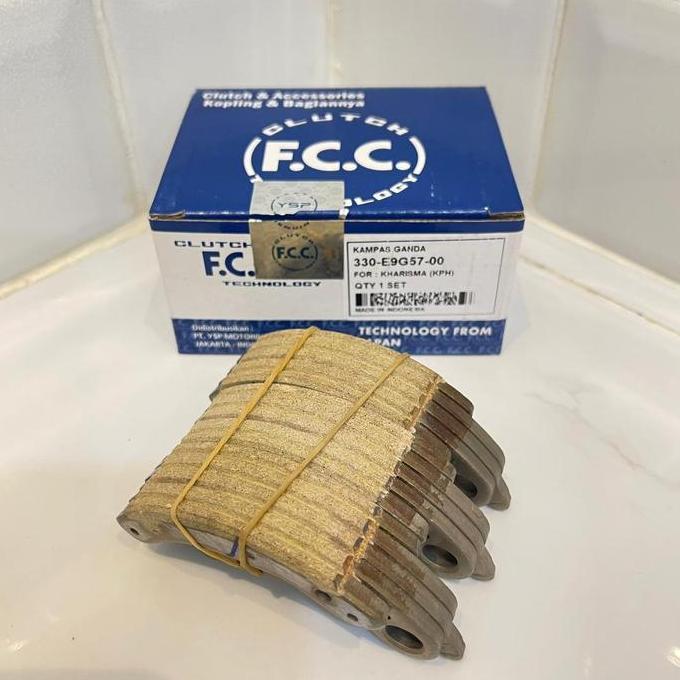 Fcc-Ak14 Kampas Ganda Kotak (Kph) Karisma / Supra X 125 / Asli OriginalFcc / Kampas Ganda Terbaru