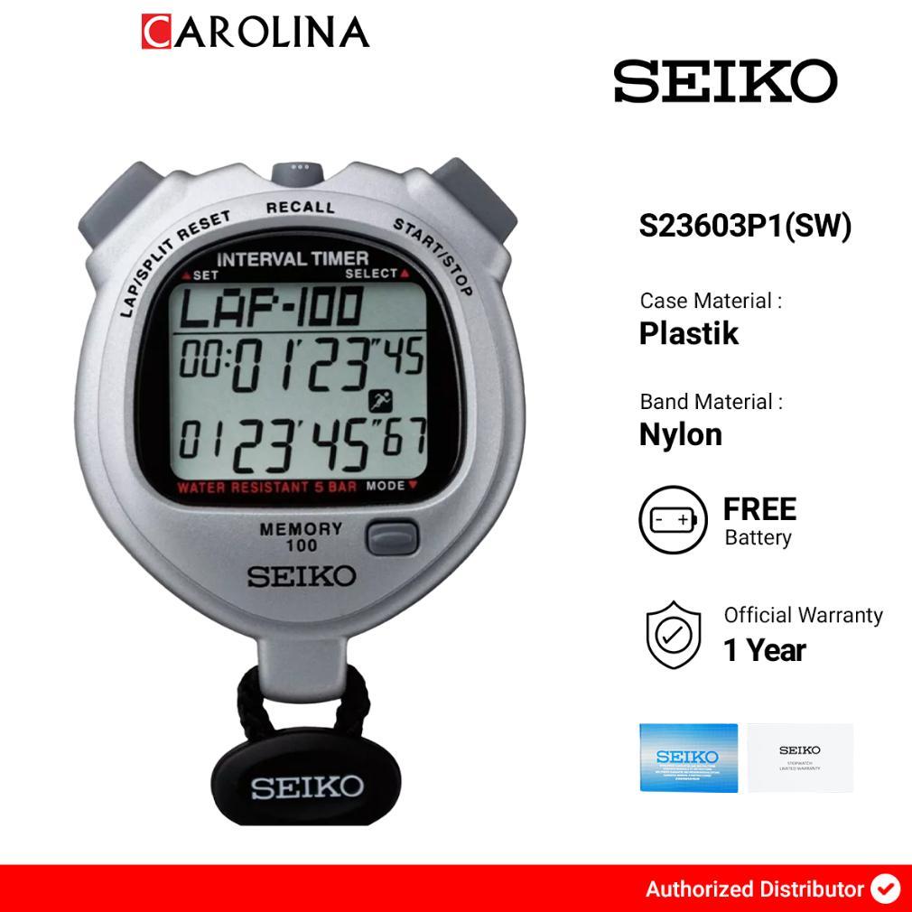 Stopwatch SEIKO Digital S23603P1(SW) 100 Lap Memory