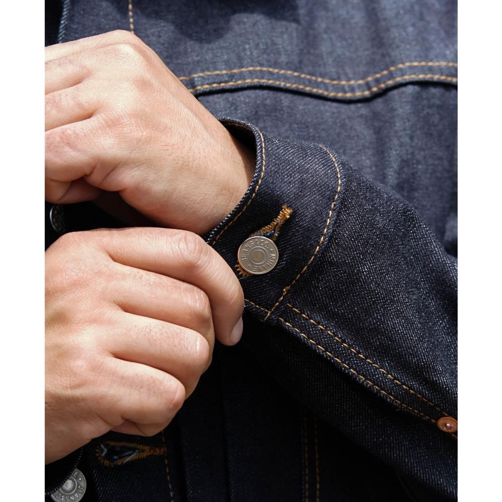 BESTPROMO MIHANE JEANS - JACKET PRIA DENIM - HARDLOOM TYPE I CINCHBACK 14OZ SANFORIZED