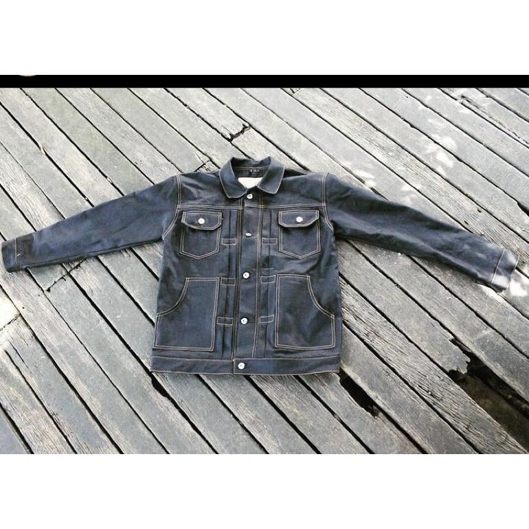 BEST SALE SIMISSTY DENIM. JAKET DENIM TRUCKER TYPE 1. TYPE 2 . RAW DENIM