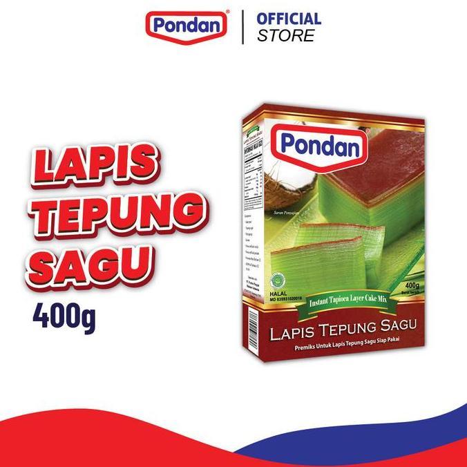 Pondan Premiks Kue Lapis Tepung Sagu 400g