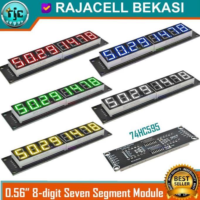 Module Seven Segment 8-Digit 0.56" Tm1637 Led 7-Segment Display Rgbyw