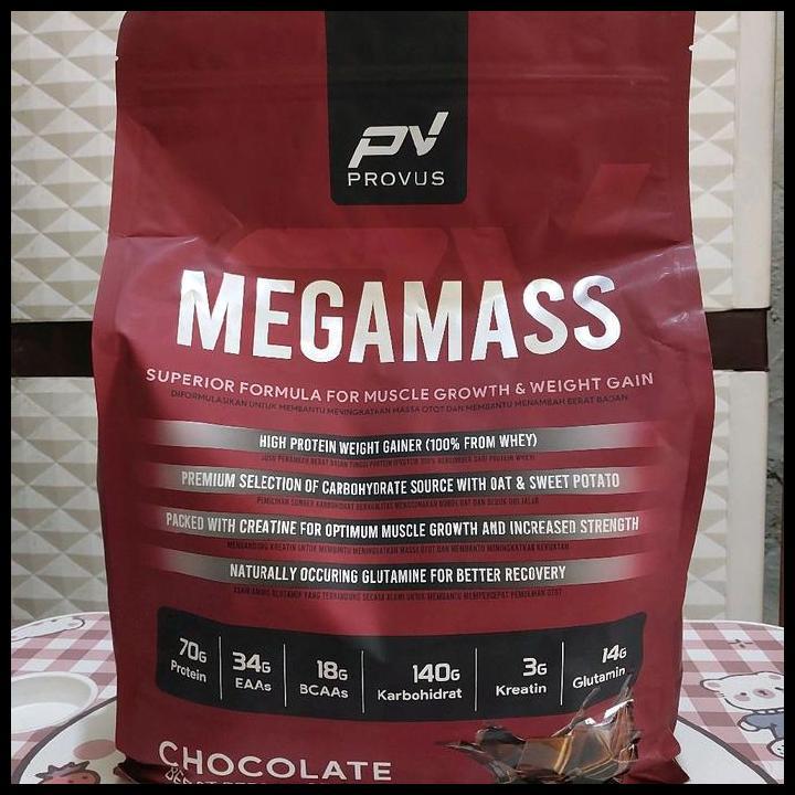Terlaris Provus Megamass 10Lbs Mega Mass Gainer 10 Lbs