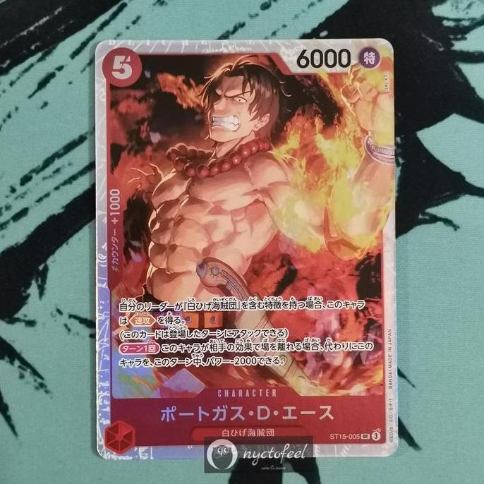 ONE PIECE TCG / Kartu | Ace ST15-005 SR | JP