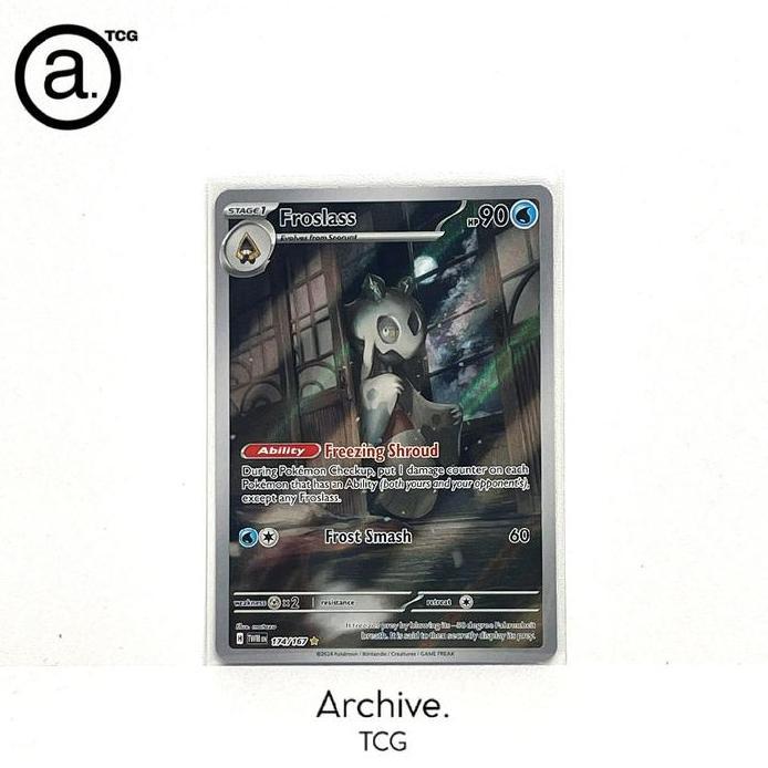 Froslass AR (174/167) Pokemon English ~ Twilight Masquerade (TWM)