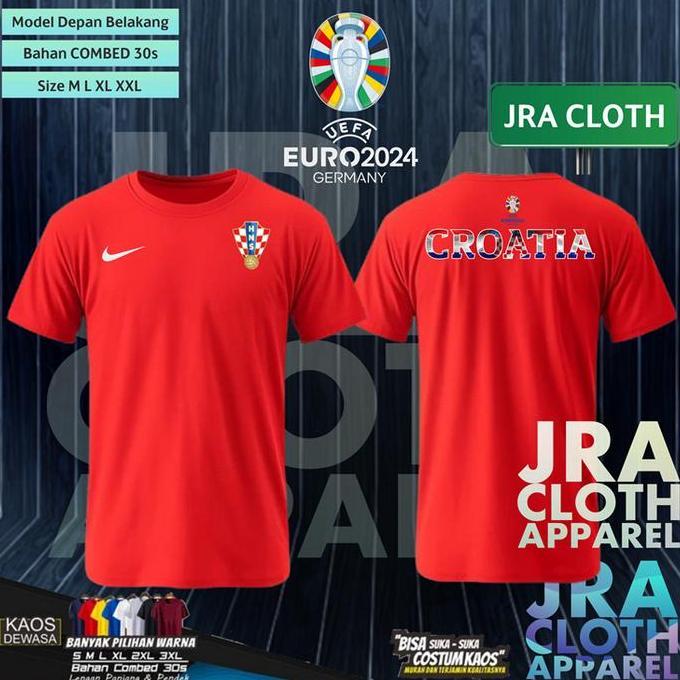 WALTER KAOS SHIRT BAJU EURO 2026 KROASIA CROATIA HOME AWAY OFFICIAL