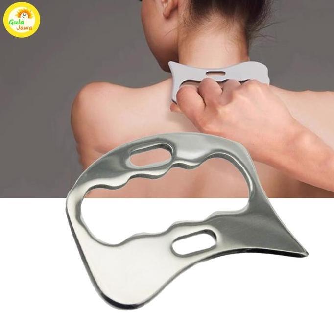 QUANXI Gua Sha Stainless Steel Muscle Scraper Alat Gua Sha/Gua Sha Stainless Steel/ Massage Tool Ala