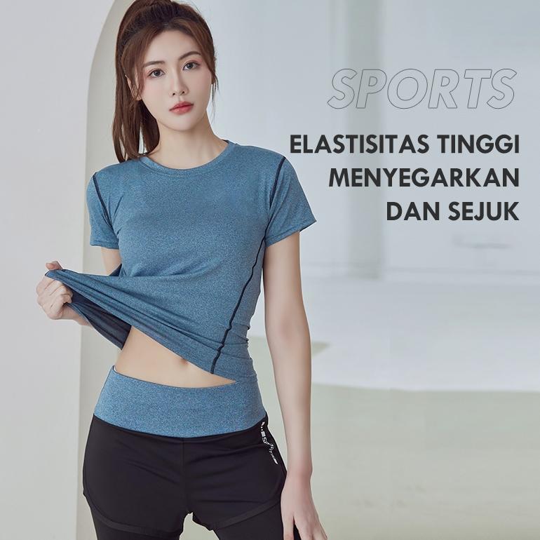 Big Sale Lulu Lemon Baju Senam Setelan Wanita Aerobic Celana Jaket Legging Pakaian Olahraga Lengan P