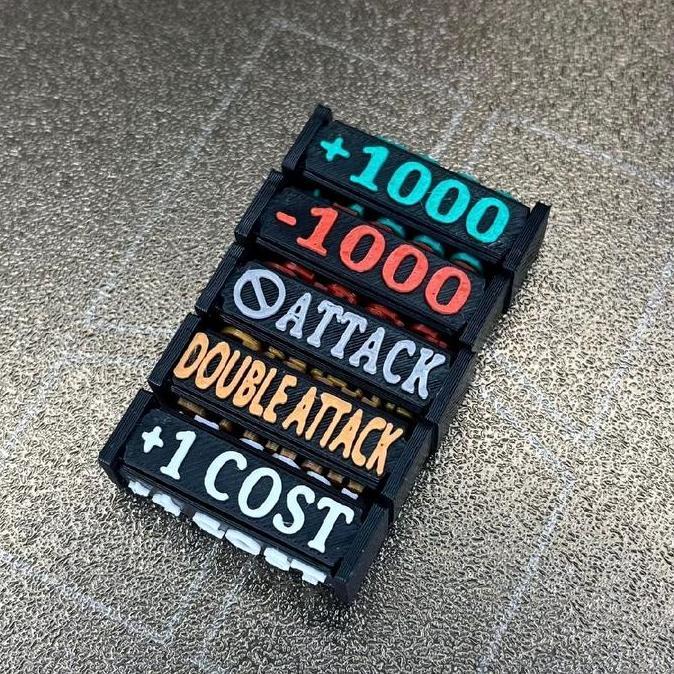 TCG Gametokens Uno / Kartu Permainan Uno dengan Effect Dice Power Counter Can't Attack Double Attack