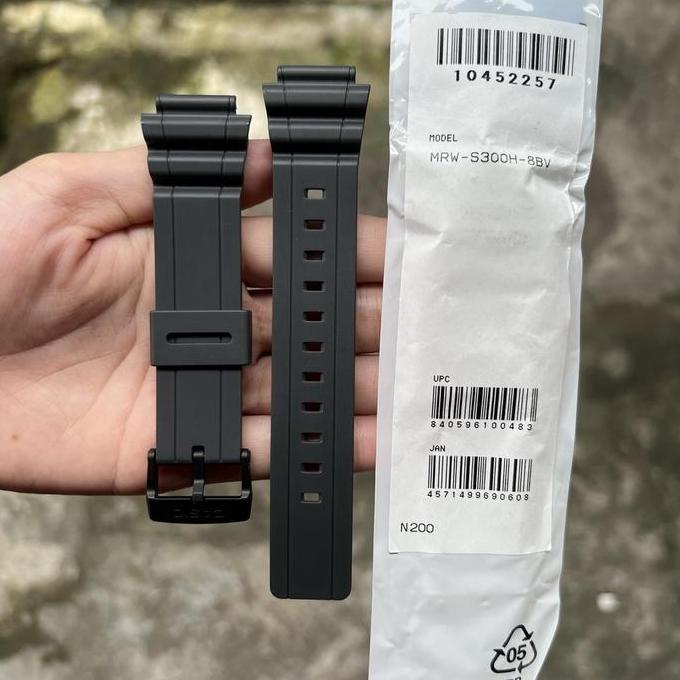Strap tali jam tangan casio original MRW-S300H 8B band MRW S300H