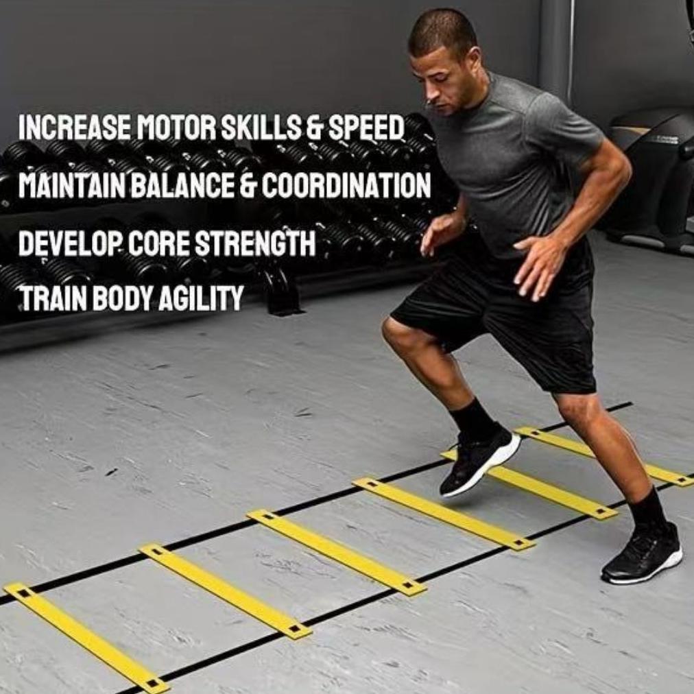 NEW 4 METER 8 BILAH Agility Ladder Training Olahraga, Agility Ladder Latihan Ketangkasan