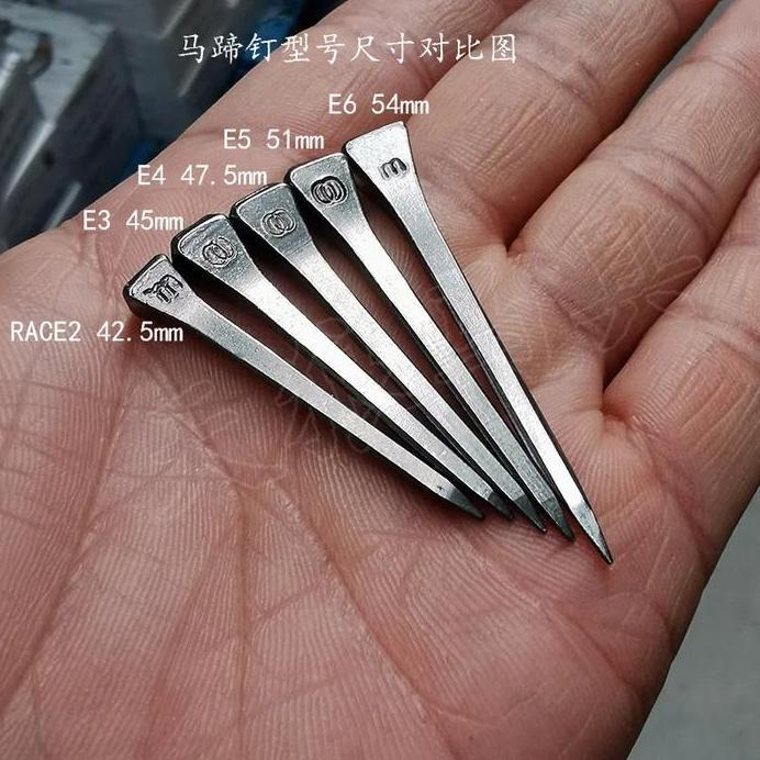 250 Pcs E3 Paku Kuda Stainless Steel Paku Sepatu Tapal Kuda Pacu Hingga Tunggang Paku Sepatu Kuda Pa