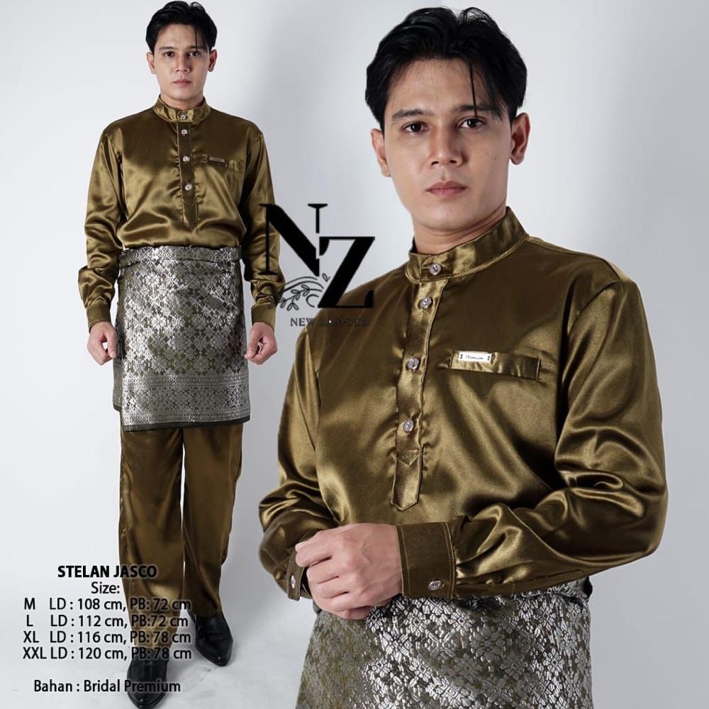 BEST SALE BAJU MELAYU PRIA MODERN / STELAN TELUK BELANGA / STELAN BAJU KURUNG MELAYU / BAJU PRIA KON