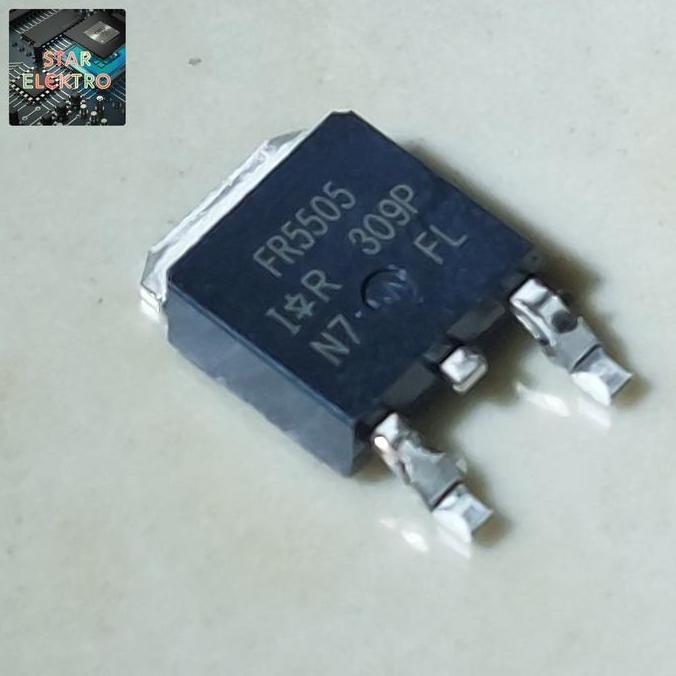FR5505 TO-252 SMD IRFR5505PBF 18A 55V P-CHANNEL MOSFET TRANSISTOR FET IRFR 5505 IR FR IRF R5505 KOMP