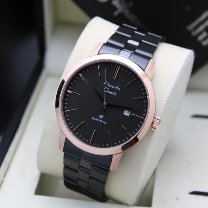 Orologio- Jam Tangan Pria Alexandre Christie Ac 1007 / Ac1007 Rantai Garansi 1 Tahun
