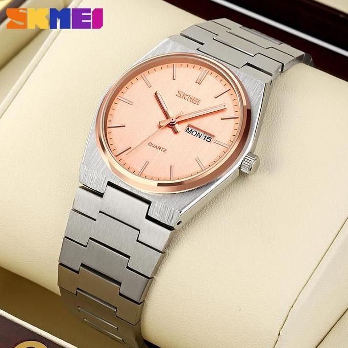 Horfa- Jam Tangan Pria Analog Tali Stainless Steel Skmei 9288