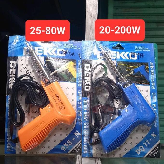 Promo Solder Tembak Listrik DEKKO 20-200W 220v Diskon
