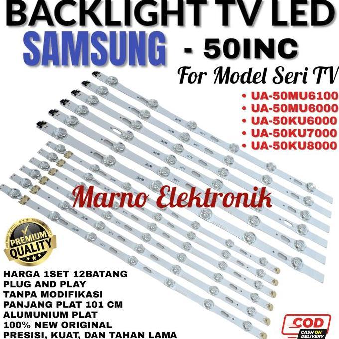 BACKLIGHT TV LED SAMSUNG 50 INC INCH UA50MU6100 UA50MU6000 UA50KU6000