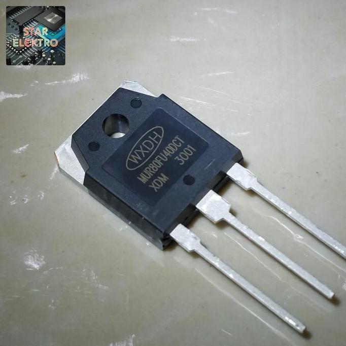 MUR80FU40DCT TO-3P WXDH MUR8040 MUR 8040 DCT 80FU40 80A 400V DIODA LAS SE27