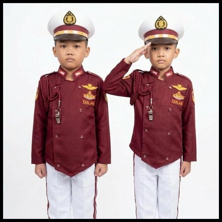 Baju Taruna Akpol Anak Laki Laki- Kostum Taruna Akpol Anak -Baju Profesi Taruna Akpol Anak Fashion T