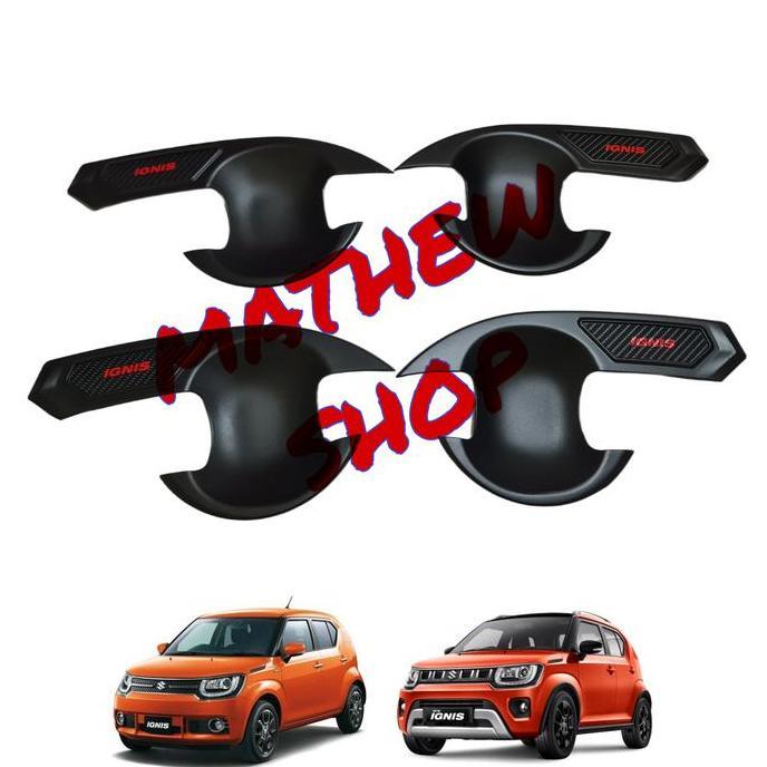 Outer Handle Cover Suzuki Ignis Hitam / Mangkok Cover Pintu Suzuki Ignis Hitam