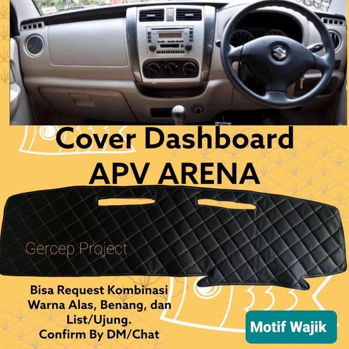 COVER ALAS DASHBOARD SUZUKI APV ARENA MOBIL PELINDUNG DASBOR KULIT PREMIUM MOTIF VARIASI AKSESORIS I