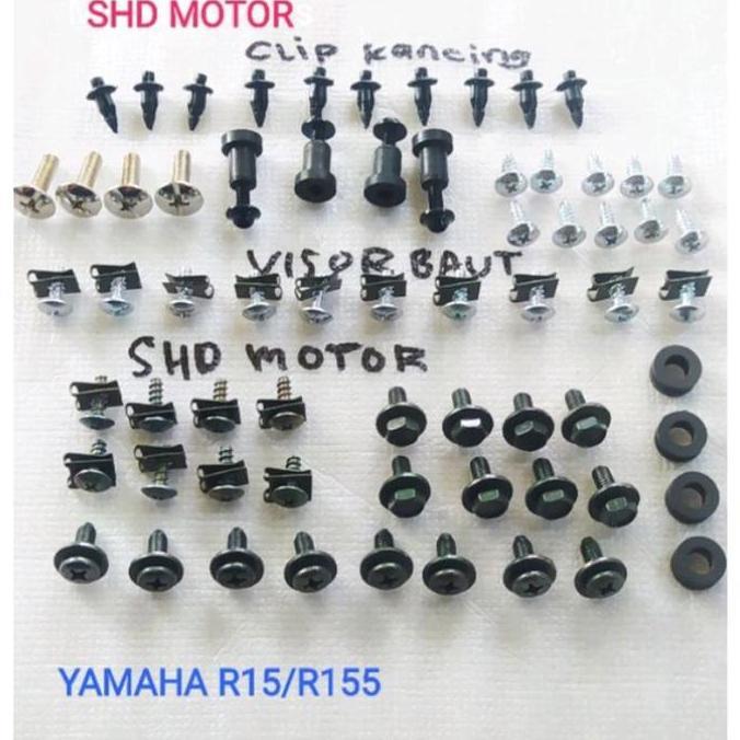 Baut Body Full Yamaha R15/Baut Full Set Body Yamaha R15