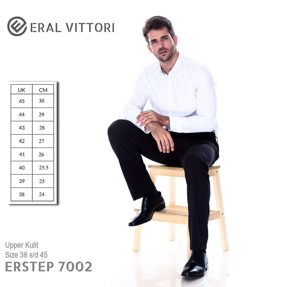BESTPROMO Eral Vittori - Erstep 7002 Sepatu Pantofel Pria Kulit Formal Oxford