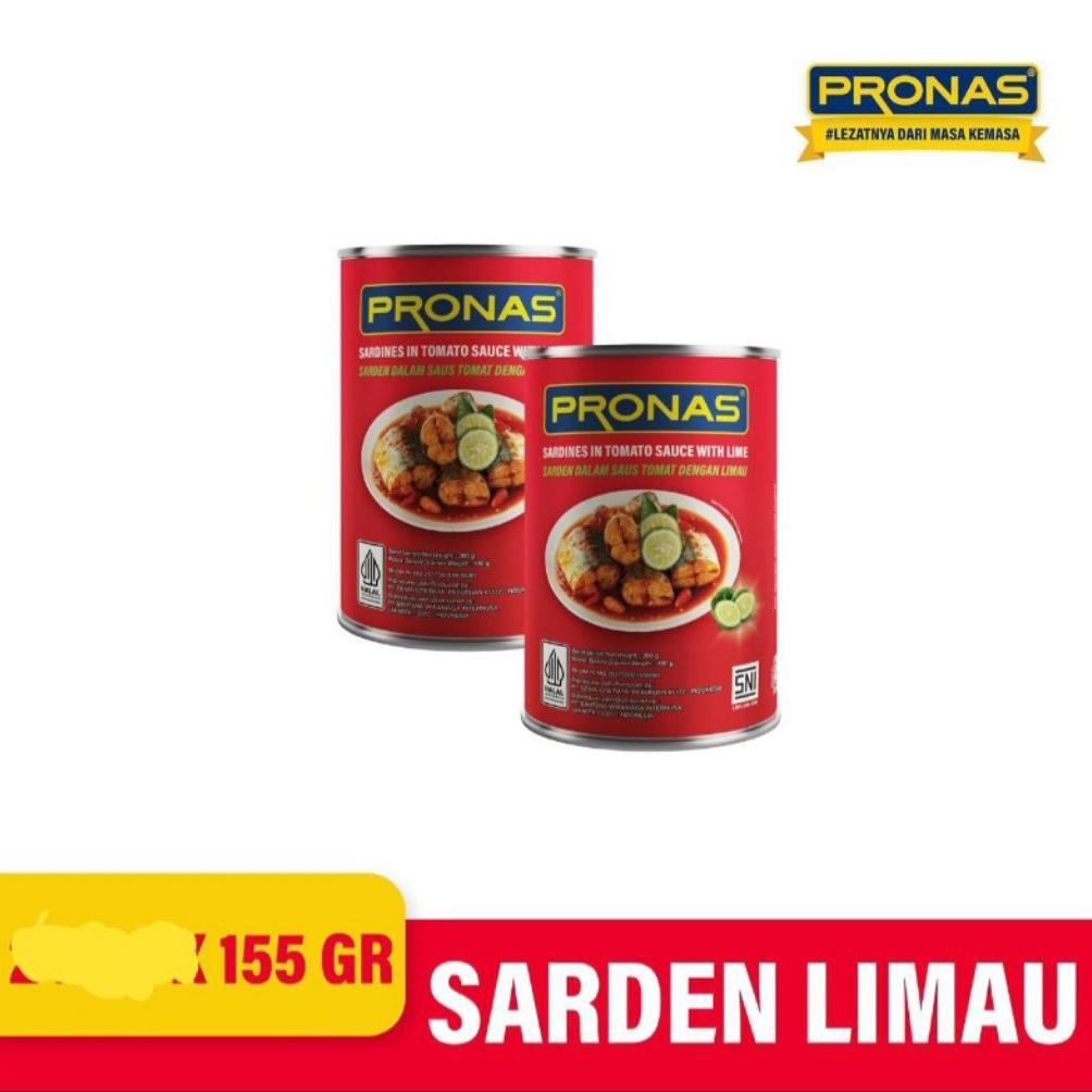 Pronas Sarden Tomat Limau 50X 155g Dus /Sarden Pronas Tomat Limau 155g Dus /Sarden pronas tomat lima