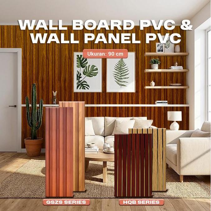 Decorao - Wpc Wallpanel Dinding | Wood Wall Panel Pvc | Wallboard Pvc Premium Hiasan Kayu Dinding 3D