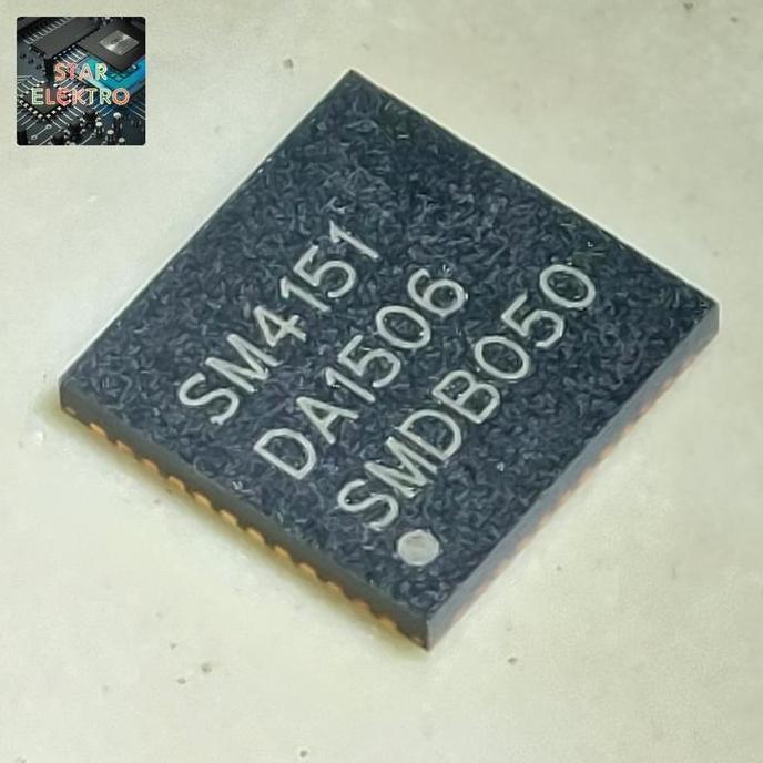SM4151 QFN-48 SM 4151 IC PANEL SAMSUUNG TV LCD LED SILICON MITUS CHIP KOMPONEN 5M4151 QFN48 SE27