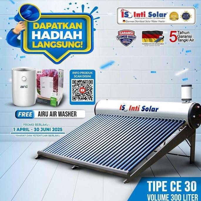 Solar Water Heater Pemanas Air Tenaga Surya INTI SOLAR 30 CE