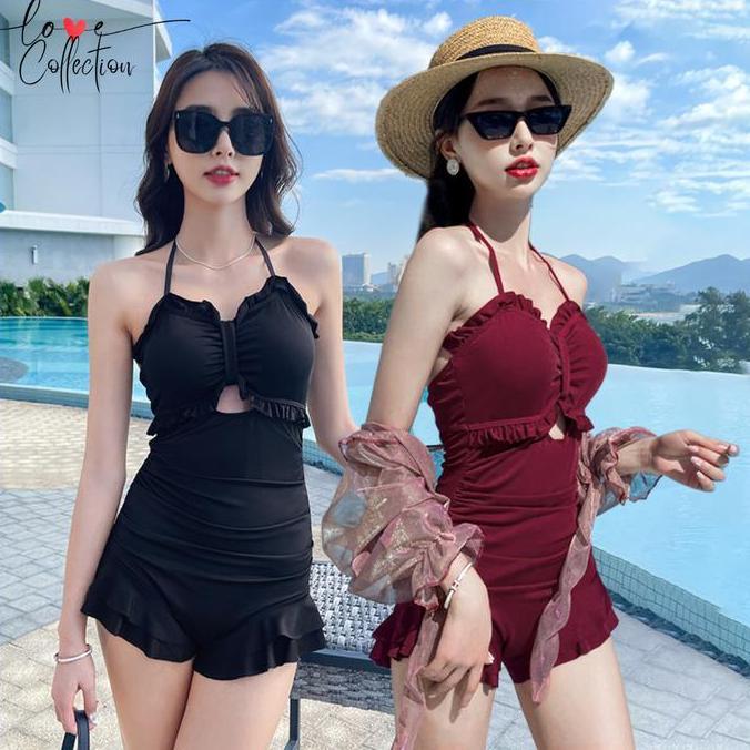 Baju Pantai Sexy Jumpsuit Backless Baju Renang Perempuan Dewasa LC218