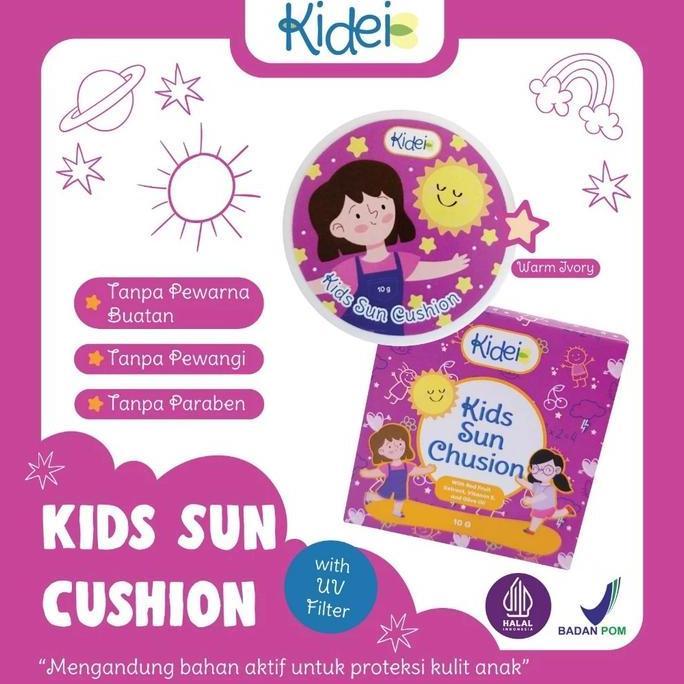 NEW Kidei Kids Sun Cushion 10gr - Cushion Foundation Bedak Anak