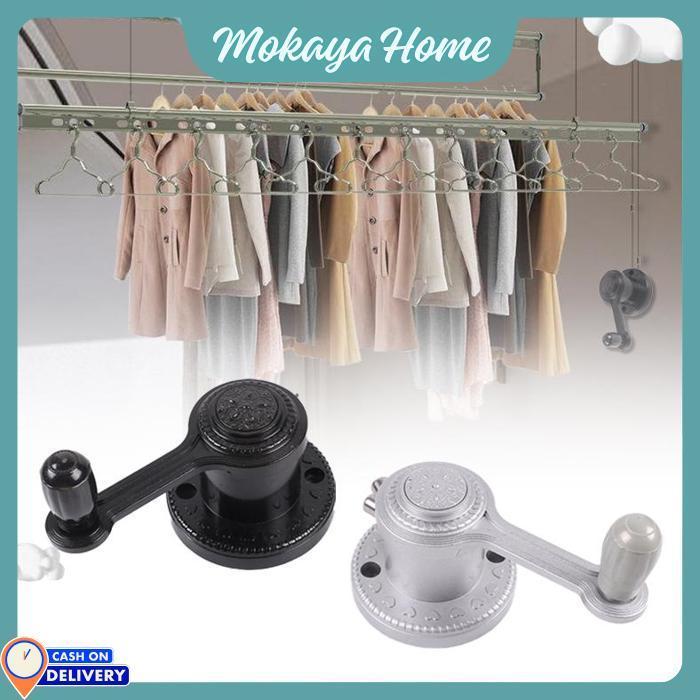 Mokaya Home - Katrol Jemuran Lifting / Engkol Jemuran Lifting / Sparepart Jemuran Aluminium