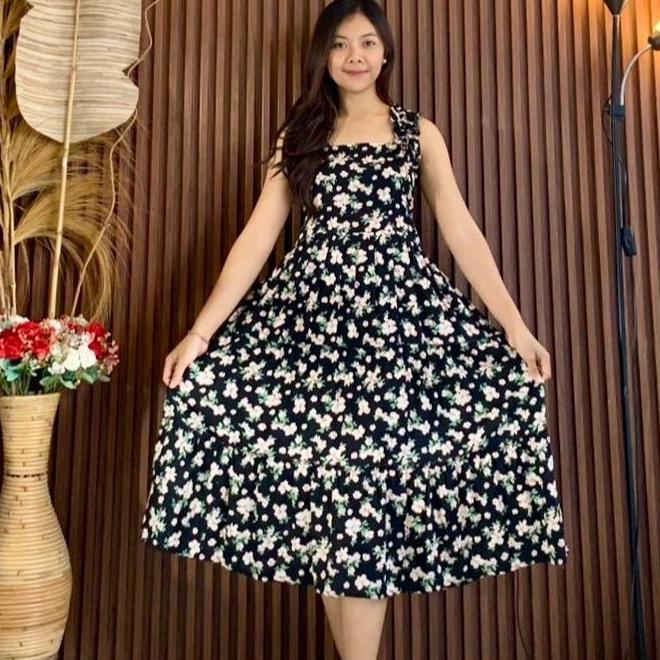 Dress Tali Serut Rayon / Dress Serut