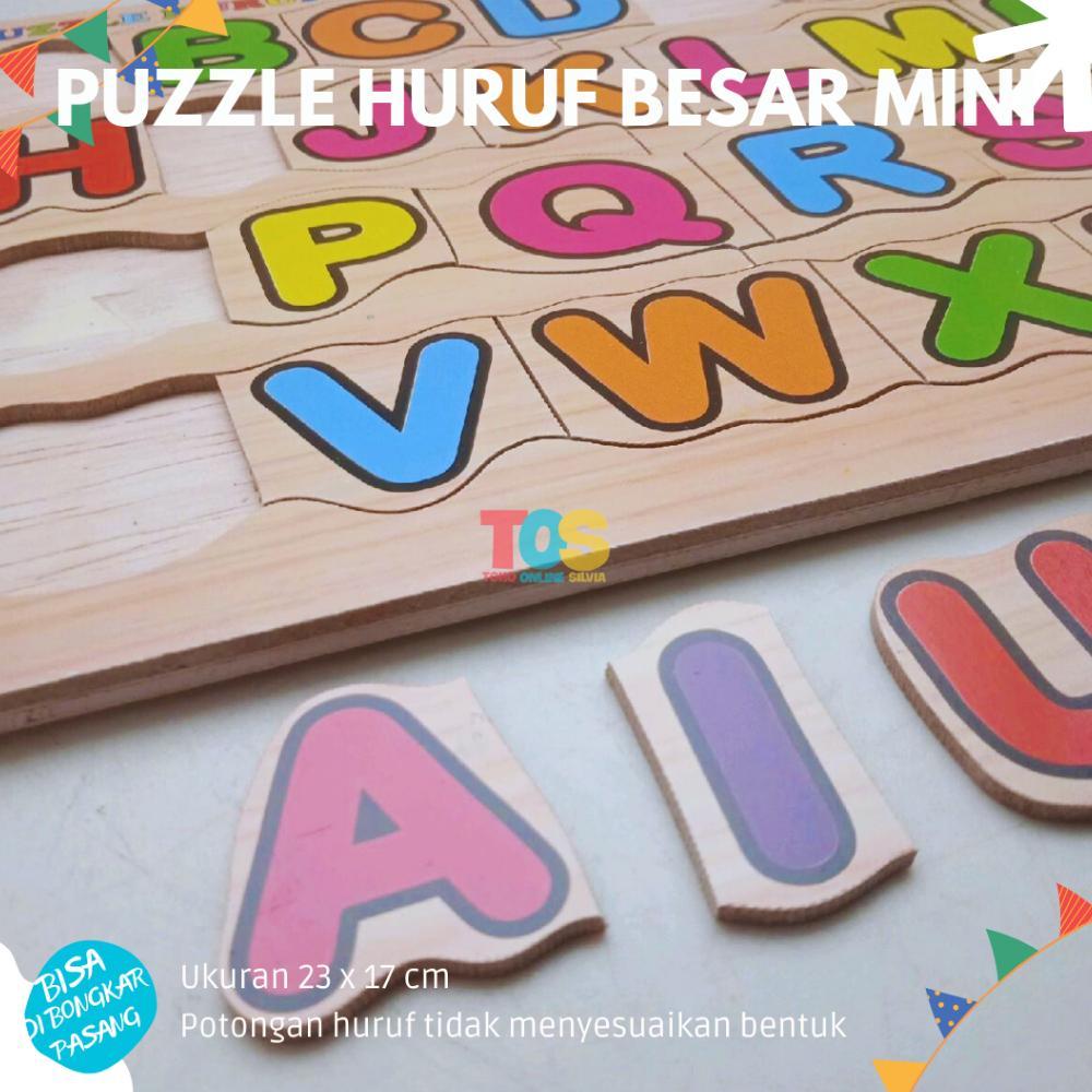 TERBARU Paket 4 Puzzel Mainan Anak Puzzle Kayu Angka Hijaiyah Huruf Hewan Edukasi