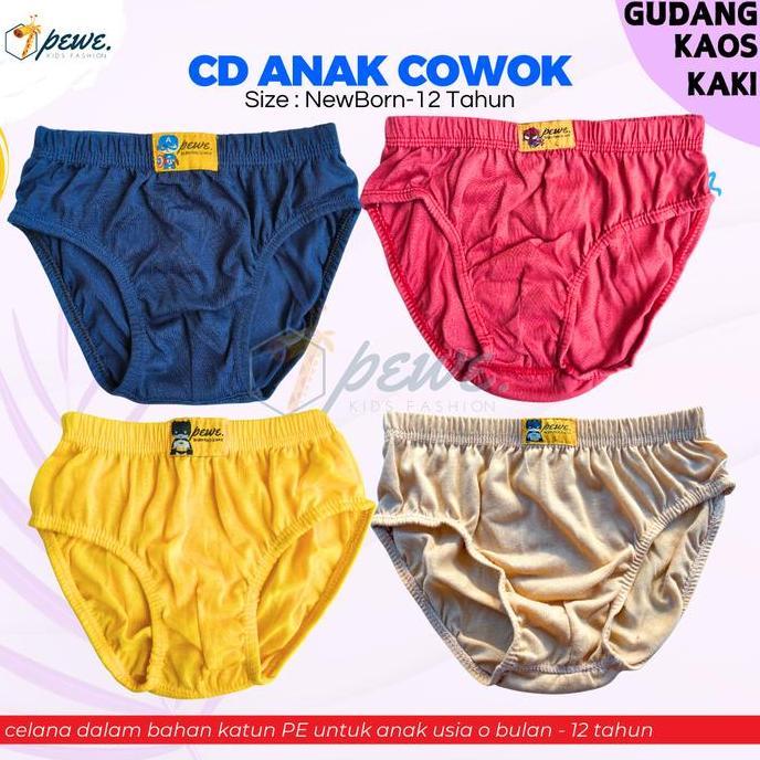 DS352 - 6 Pcs Sempak Anak Laki Celana Dalam Polos Anak Cowok - clana dalam - Celana Dalam Anak Laki 
