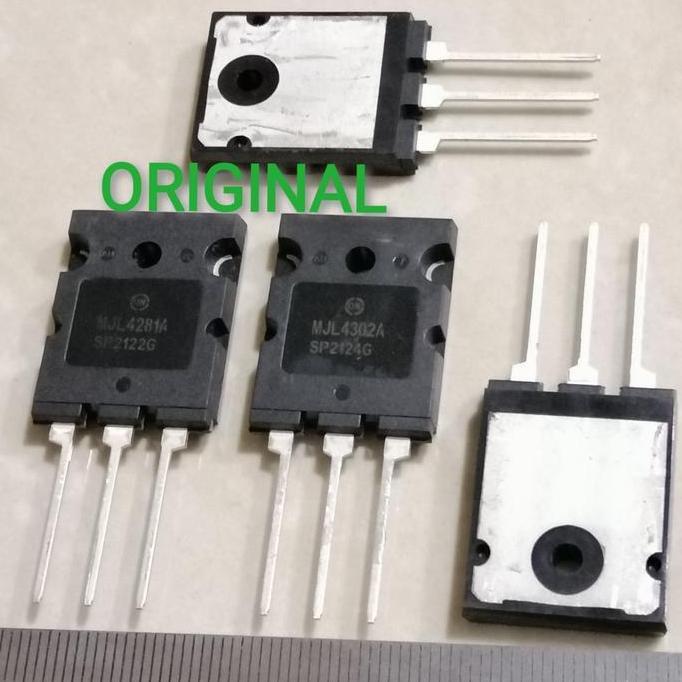 MJL4302A MJL4281A SEPASANG TO-264 MJL4302 MJL4281 POWER 230WATT ON TRANSISTOR FINAL MJL 4302A 4281A 