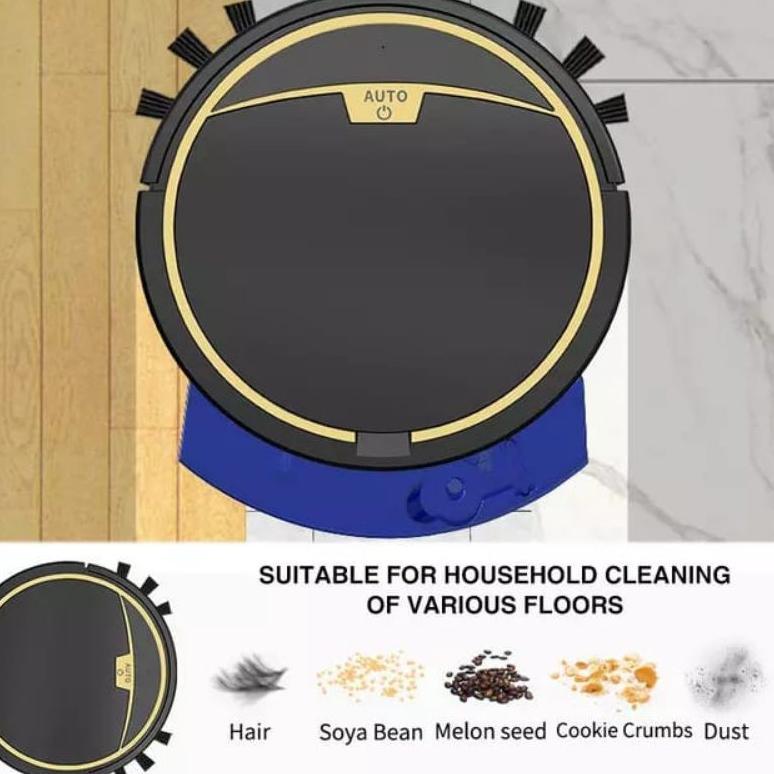Big Promo Sweeping And Mopping Vacuum Robot Rs300 Anti-Tabrakan