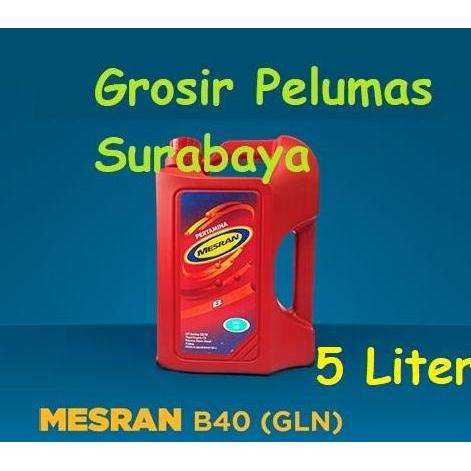 Pertamina Mesran B40 B 40 sae 40 galon 5liter 5 Liter Oli mesin diesel