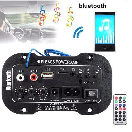 Kit Mini Amplifier Board Bluetooth USB Radio 30W Audio Mobil Stereo 2 RCA Subwoofer AW-322